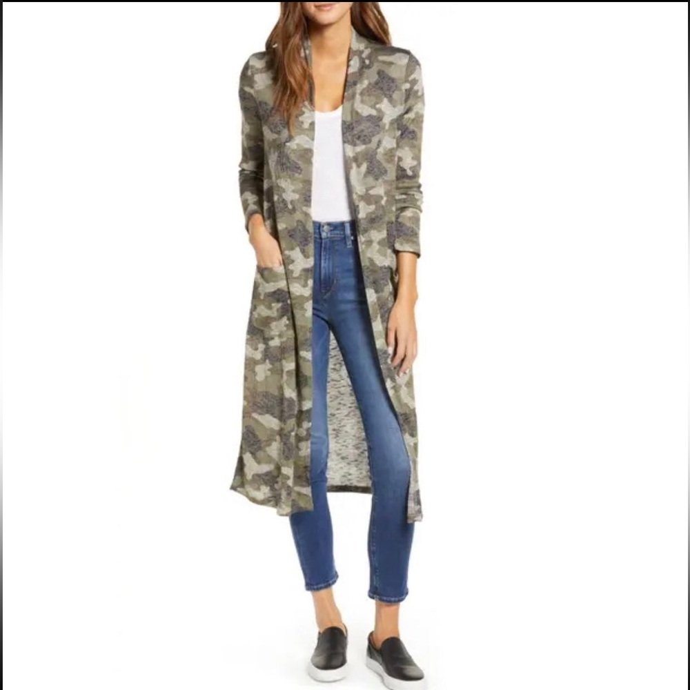 Bobeau long cardigan